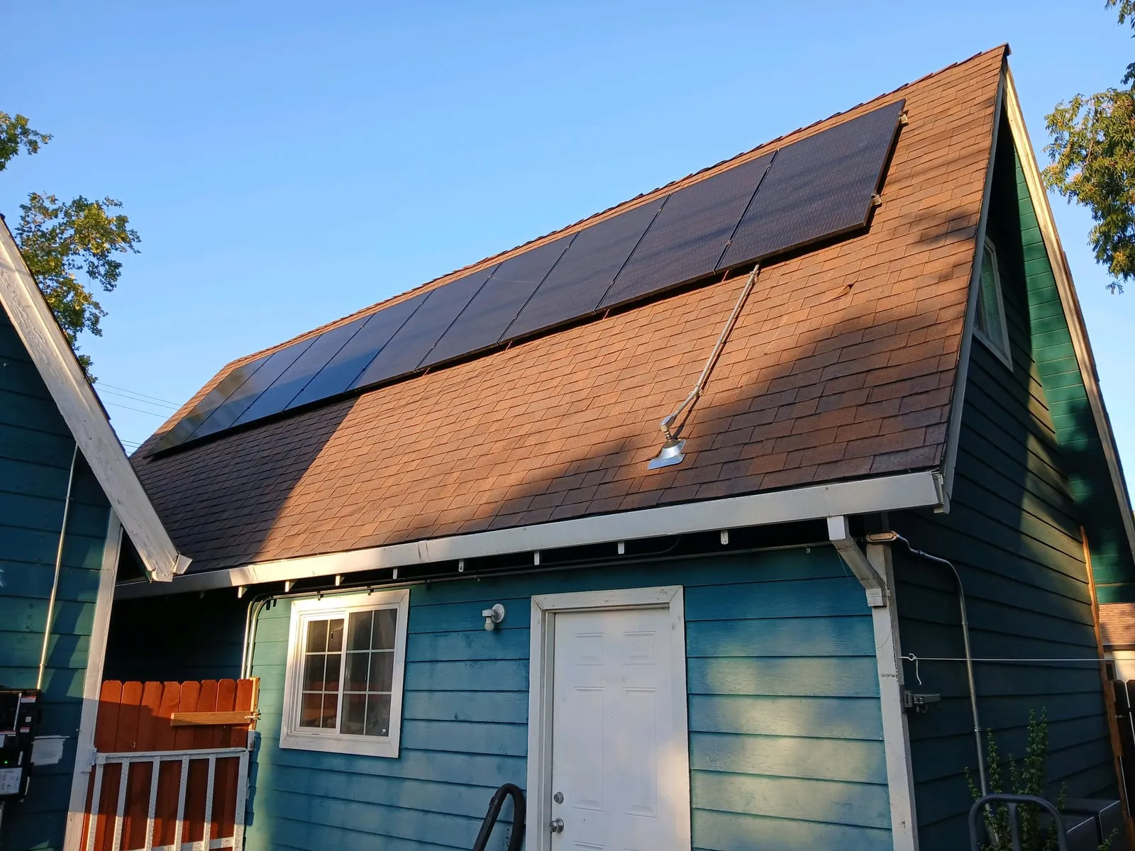 A completed Westhaven solar installation in Dixon, California.