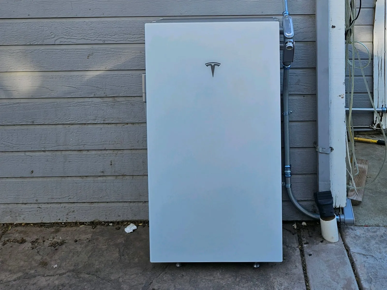 A completed Westhaven battery installation in Marysville, California.
