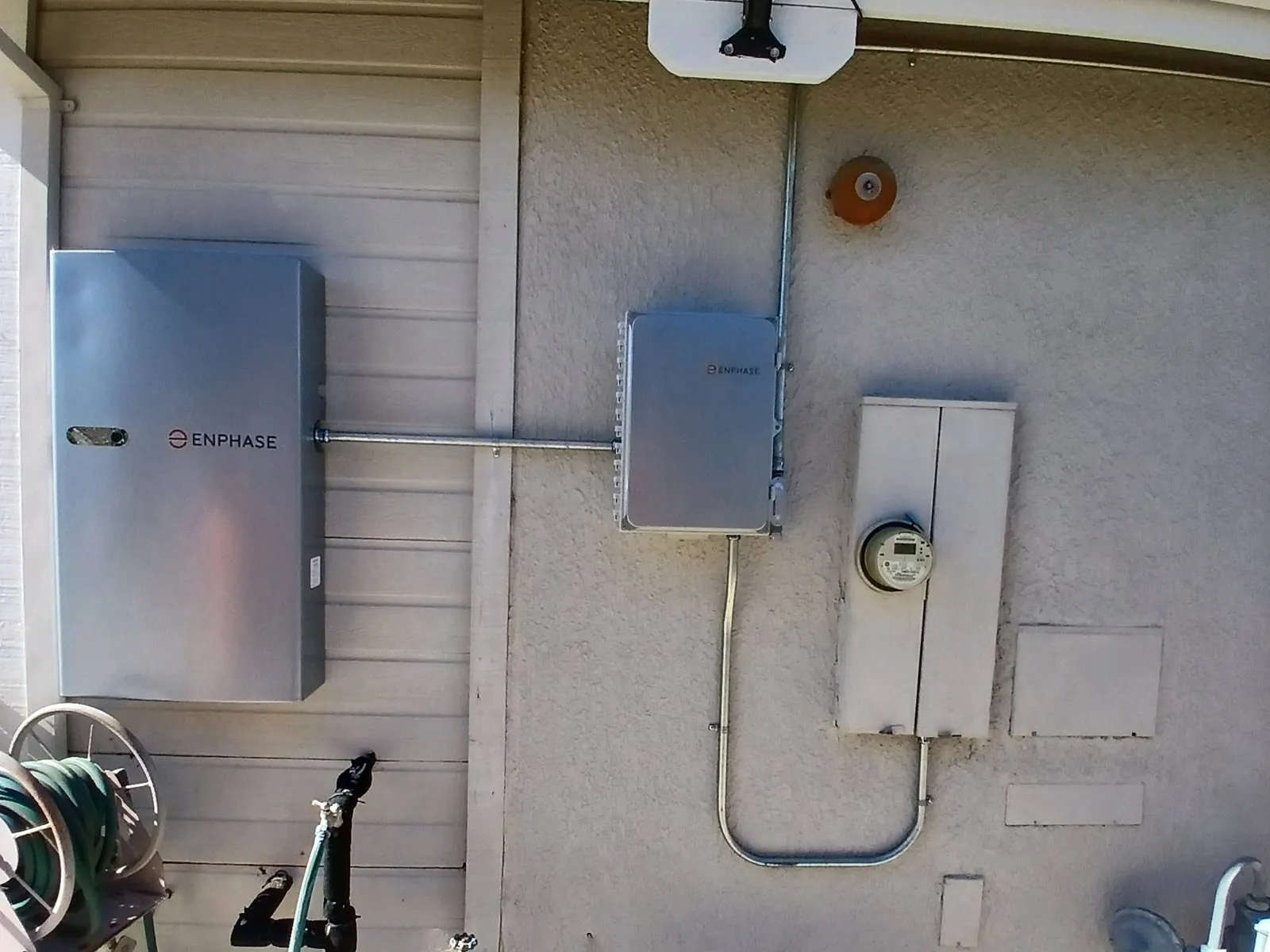 A completed Westhaven battery installation in Yuba City, California.